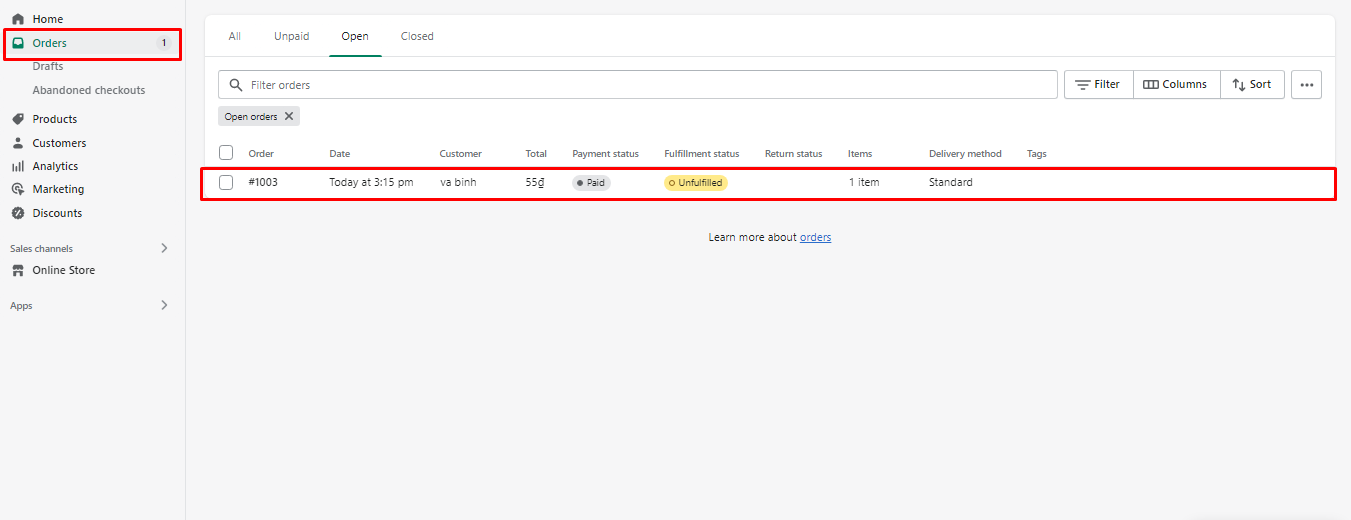 Shopify Admin!